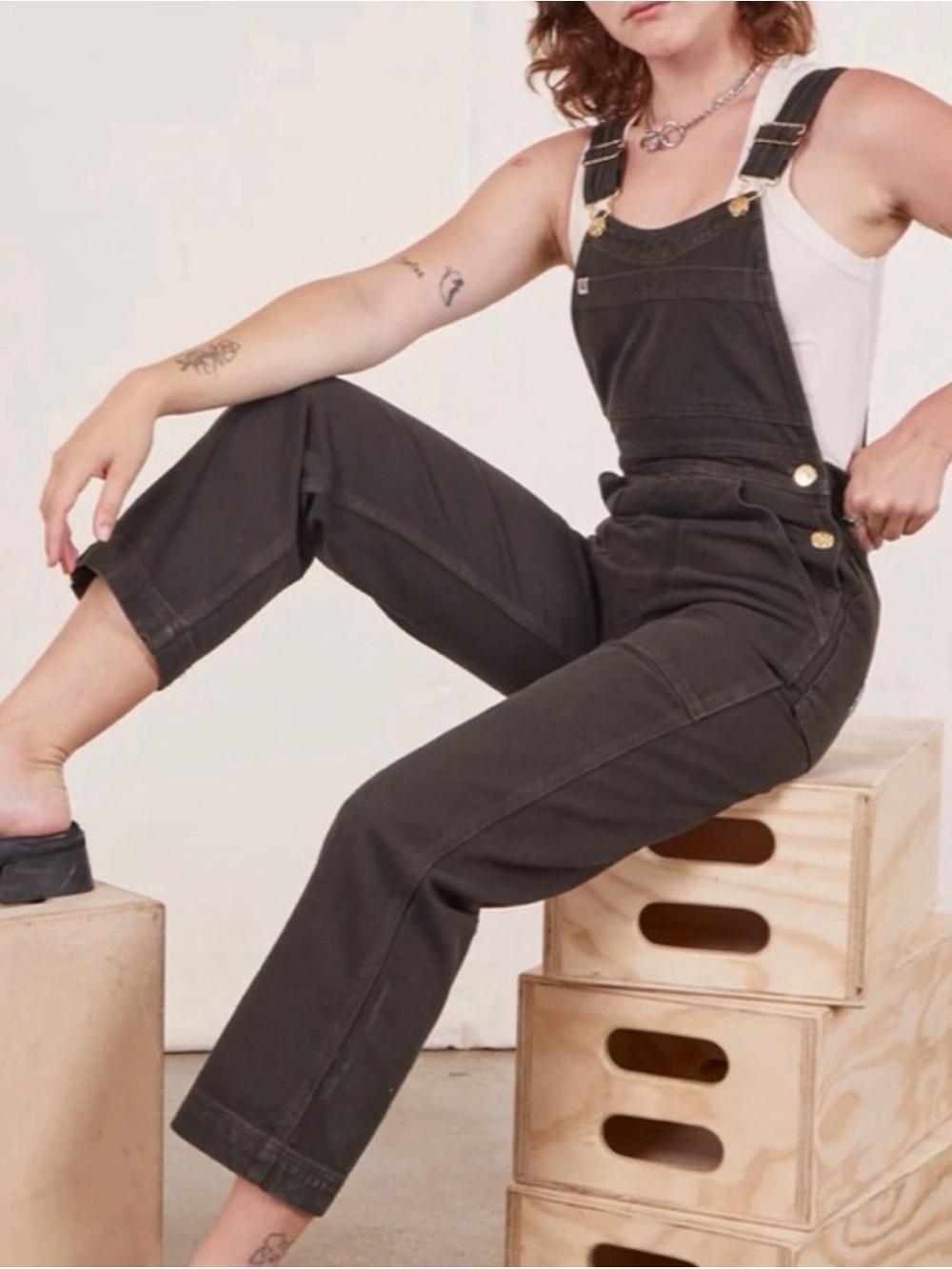 XS Big Bud Press espresso overalls